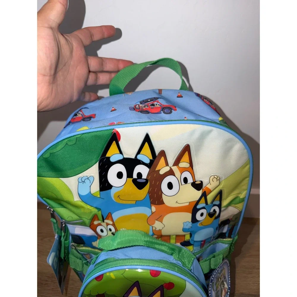 Kids bluey backpack with lunch bag